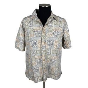 Cooke Street 100% Cotton Hawaiian Short Sleeve Shirt - Men’s XL